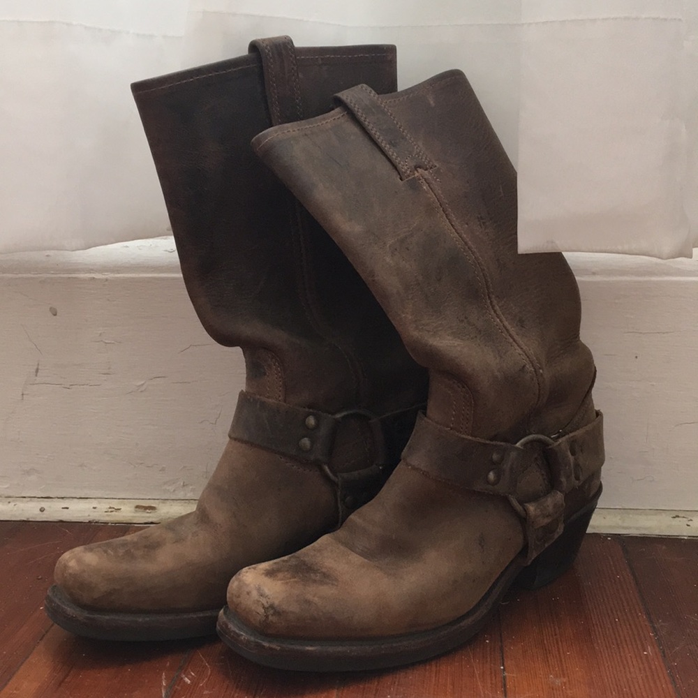 SOLD ❌ FRYE Leather Harness Boot